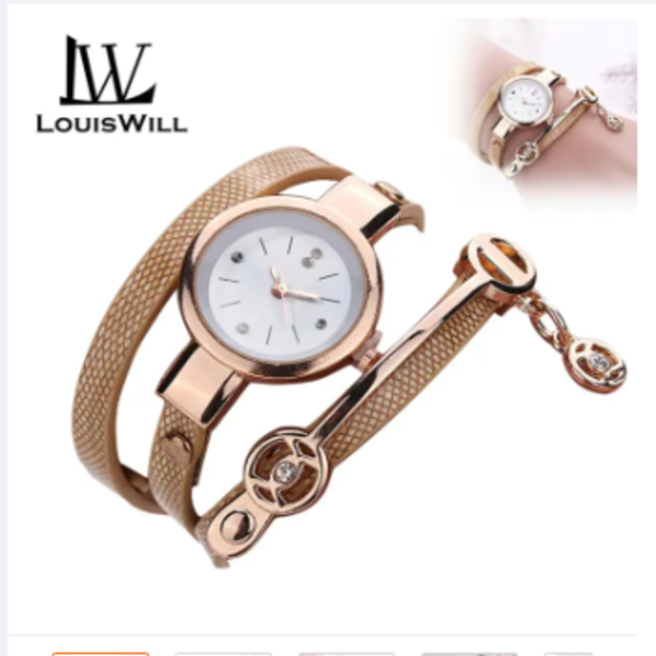LouisWill Casual Stainless Steel Watch for Women